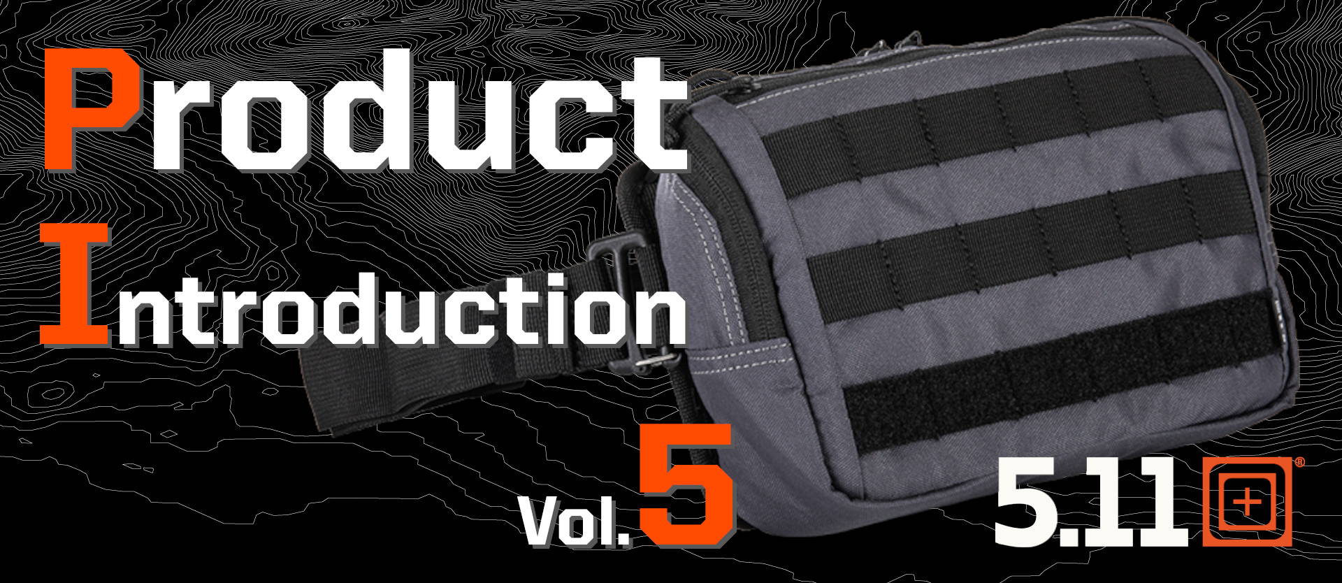 5.11 rapid waist pack 3l top